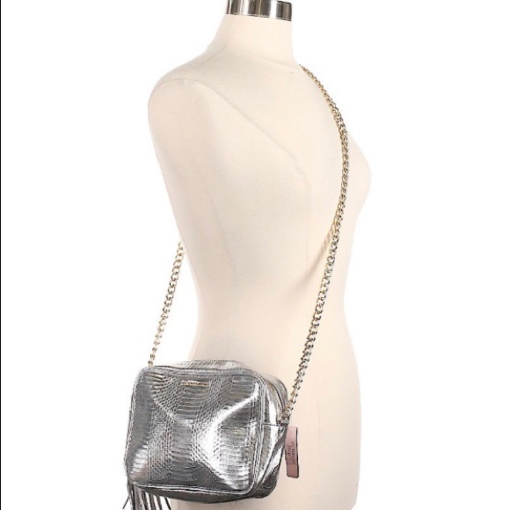 Victoria Secret Silver Crossbody Handbag